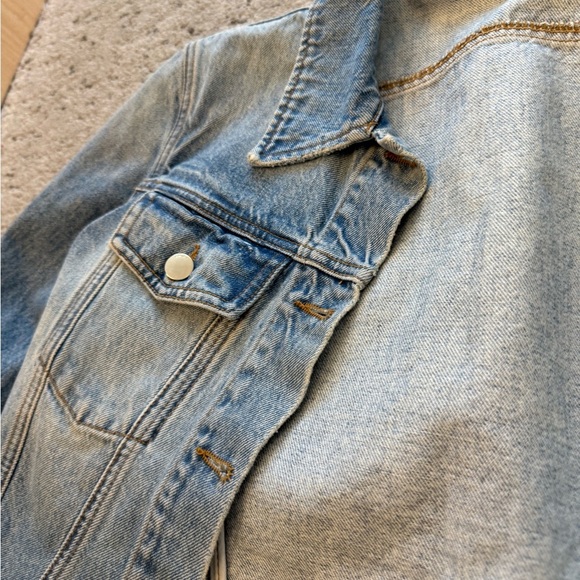 AMIRI S EUC Blue Jean Jacket Timeless Trucker Style - Picture 9 of 16